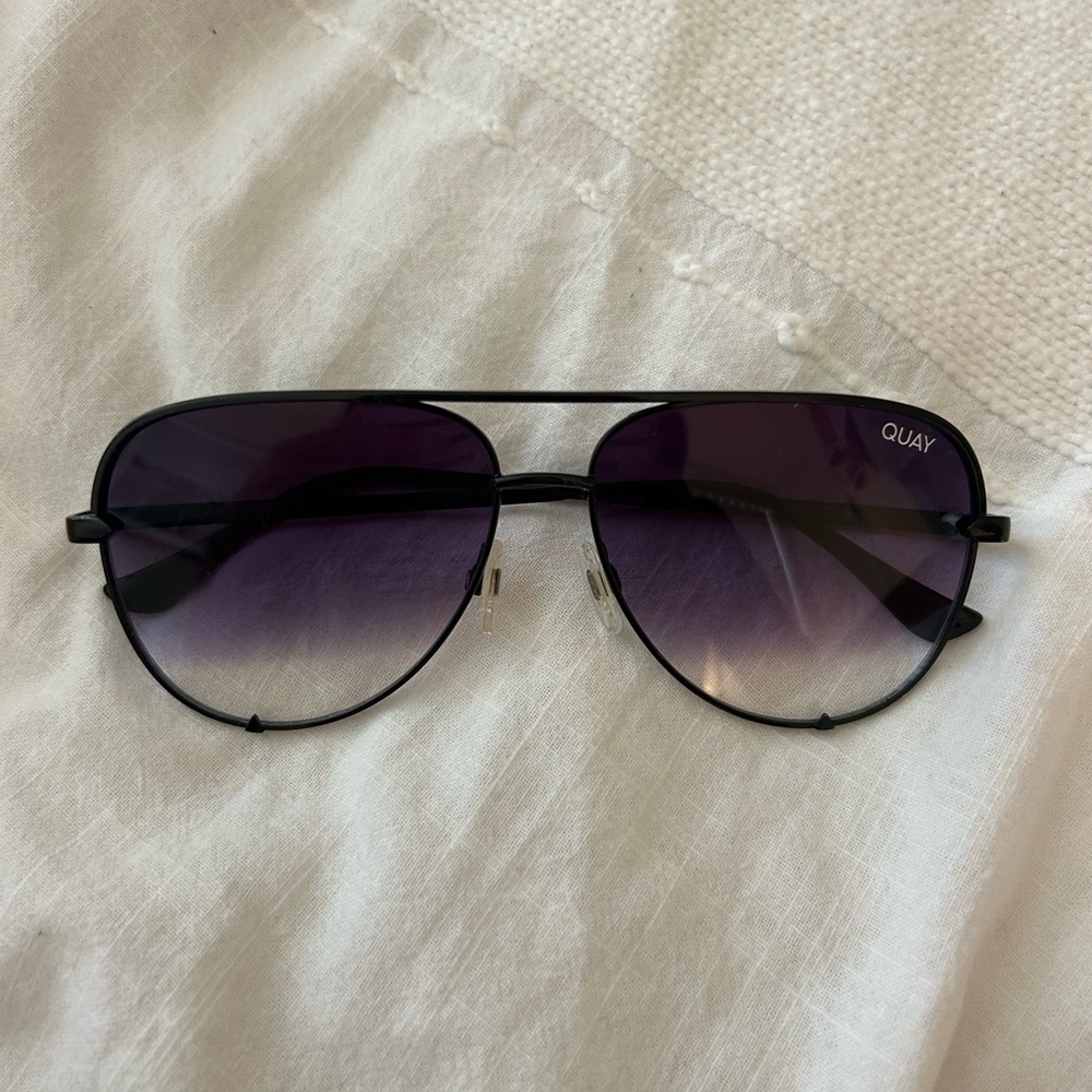 Quay Australia Black and Purple Sunglasses